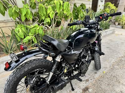 150CC Bike modified to bobber
