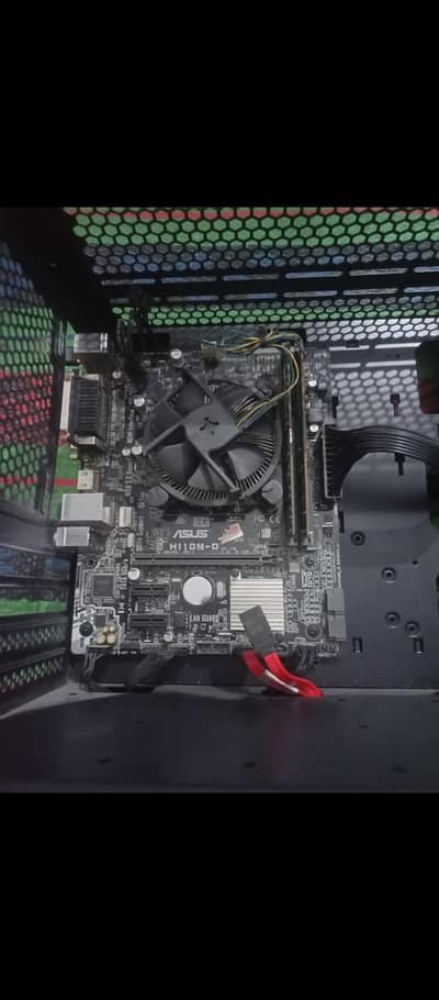 Core i5 6600 + Asus h110m-d