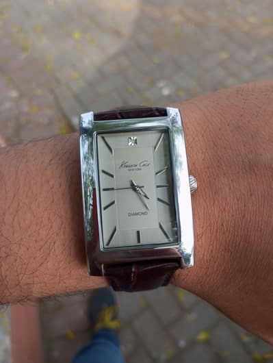 Kenneth cole New York Diamond rectangle dial watch for sale