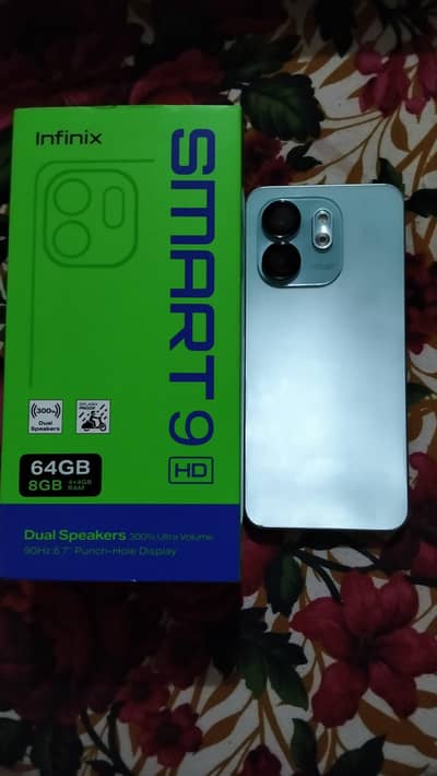 Infinix Smart 9 HD 10 BY 10 4+4 BG 64 BG