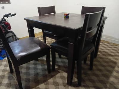Wooden Dining Table for 4
