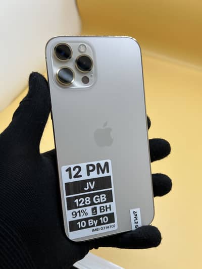 Apple iPhone 12 Pro Max Jv 128 GB 91% Battery Health 10 by 10