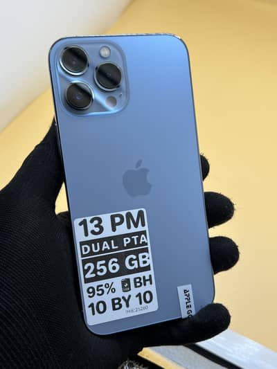 Apple iPhone 13 Pro Max 256 GB dual Sim PTA Physical + E Sim 95% BH