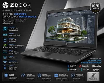 HP Zbook 15 Mobile Workstation Gaming Laptop for Sale!