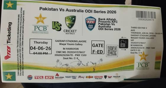 Pak vs Aus 3rd ODI Gallery