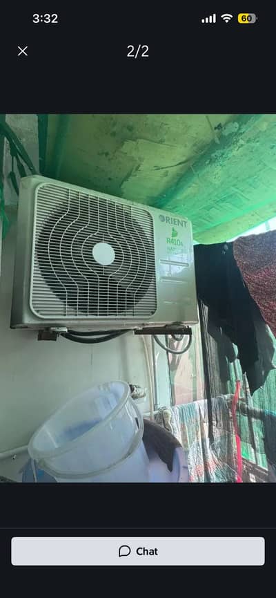 Orient ac 1 ton 100 % in working