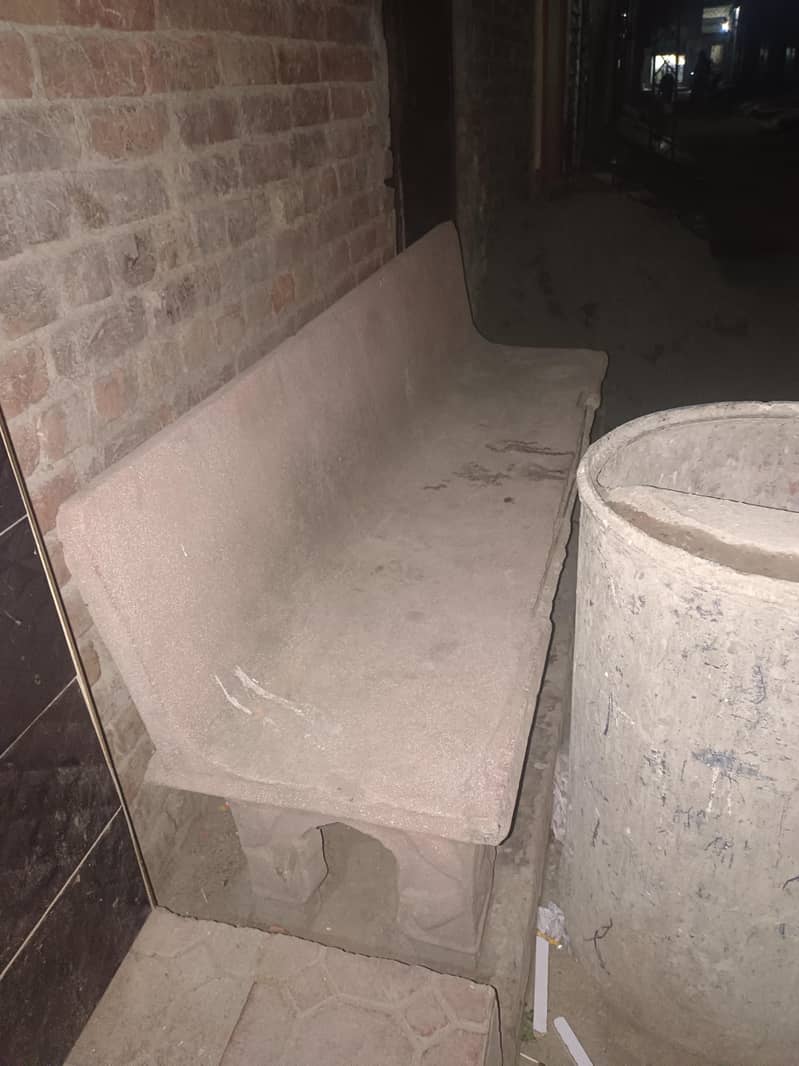 cement Bench 1