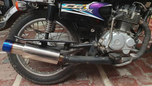 ​HKS Exhaust for Honda CG 125 – Complete Setup (Piping + Heat Wrap)