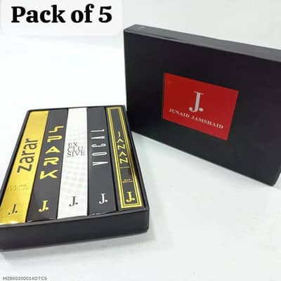 Long Lasting Men's Perfume Set Pack of 5 J.