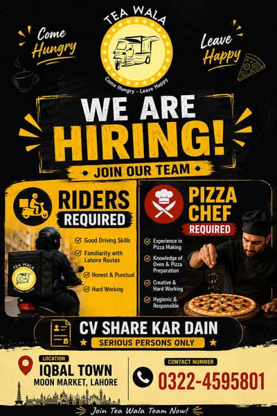 Urgent need staff