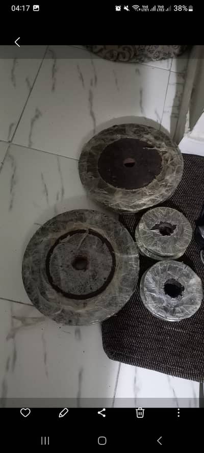 Iron plates for lifting