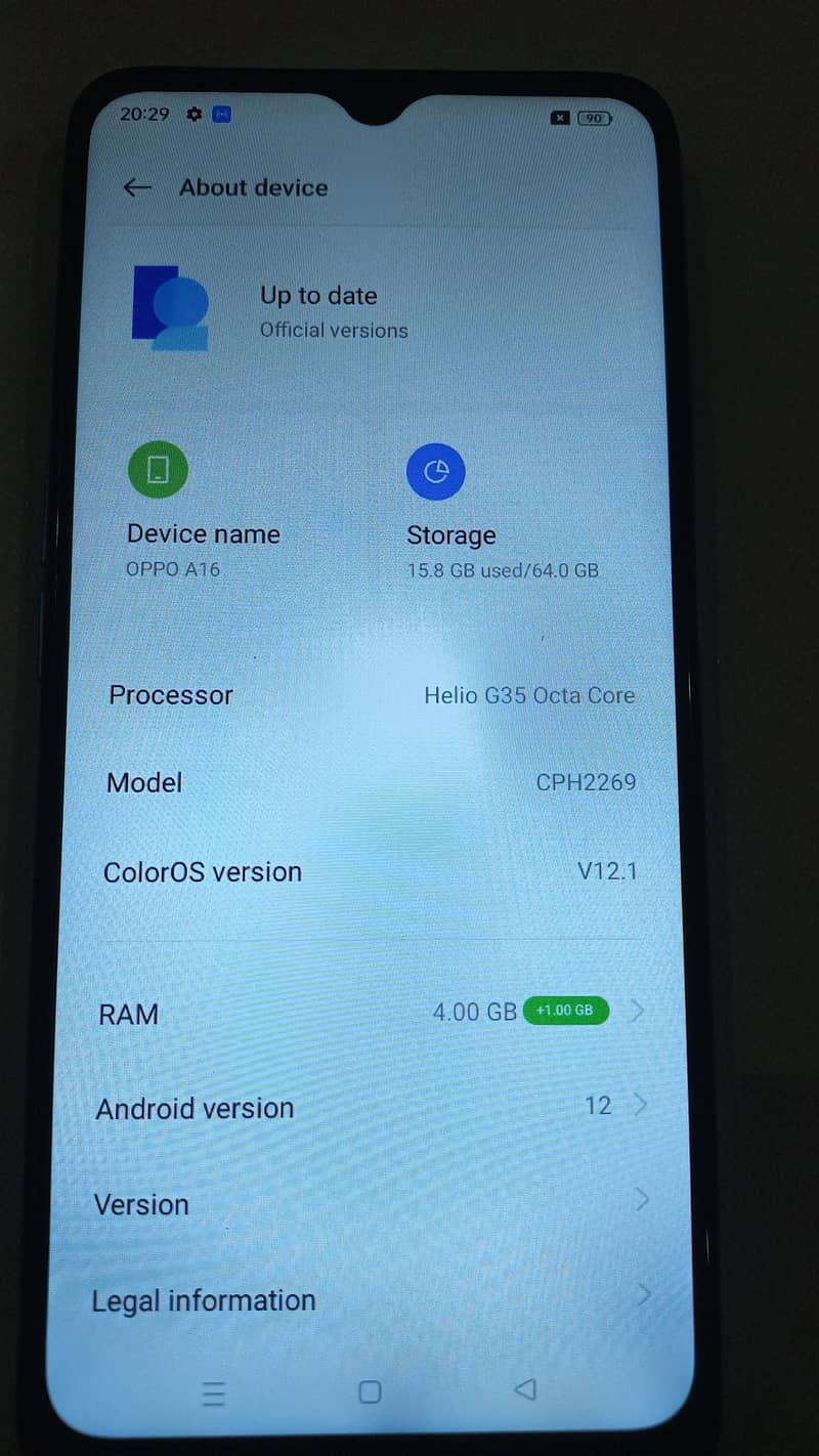 OPPO A16 5
