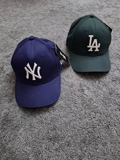 New Era NY and LA caps