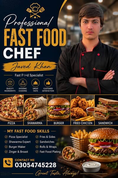 Need a job for a chef