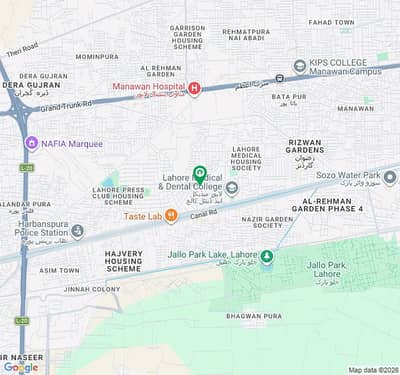 20 Marla Plot For Sale On Service Road