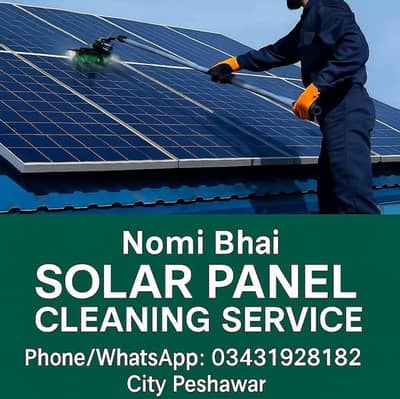 Solar panel cleaning service Peshawar