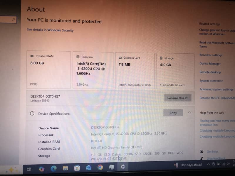 Dell e5540 3