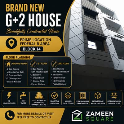 Brand New G+2 House Beautifully Constructed House Prime Location