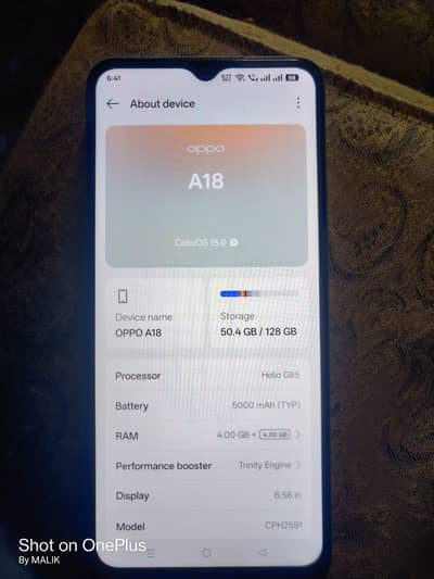 OPPO A18
