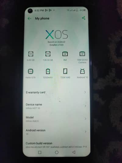 Infinix Hot 10 only panal change hi Baki all okay