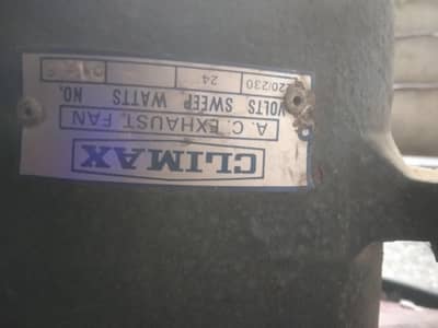 CALIMAX A. C EXHAUST FAN