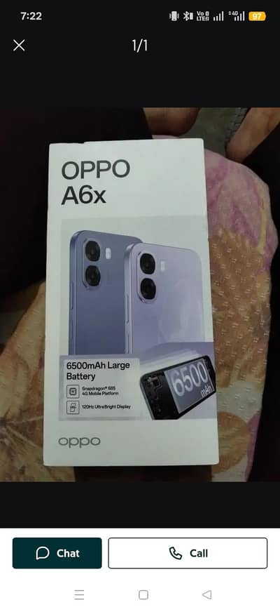 OPPO A6x 6500 mah battery  hai