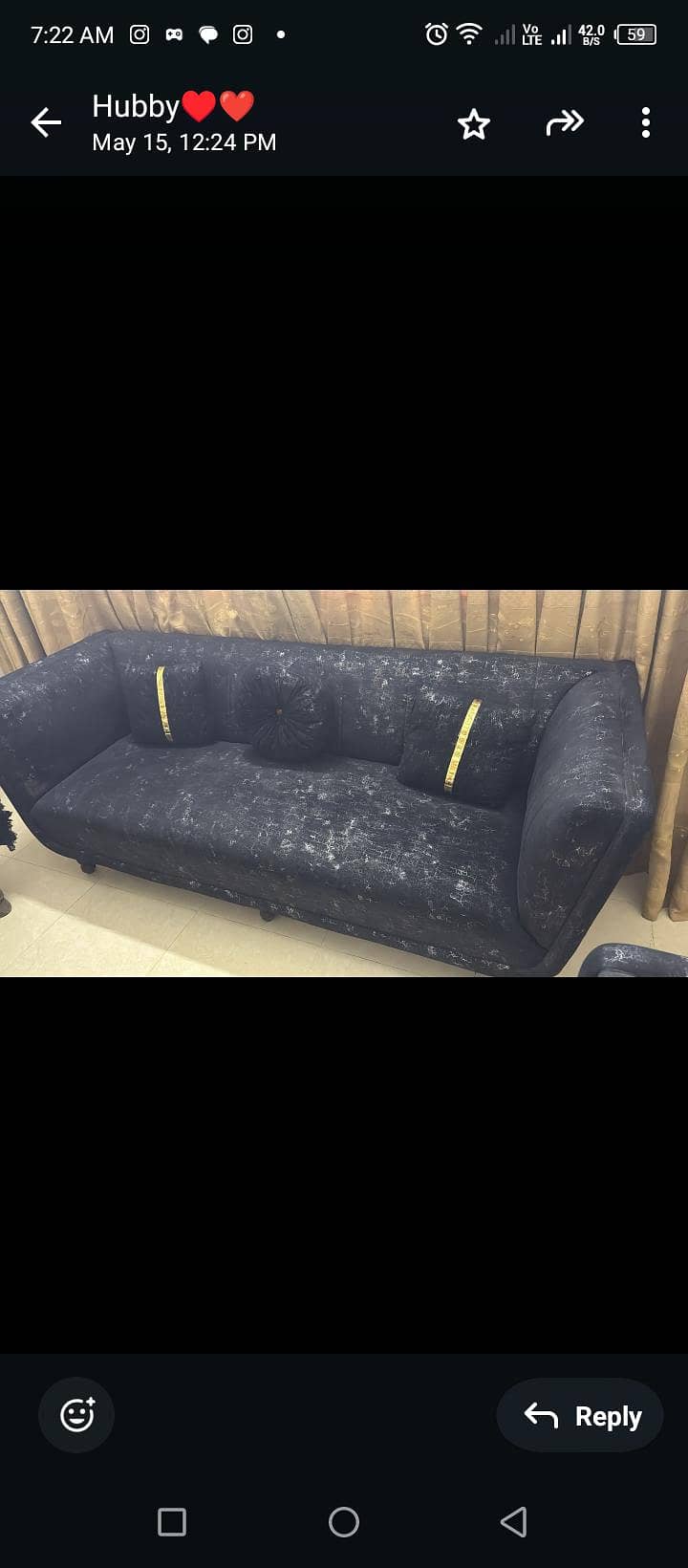 excellent condition sofa set 6
