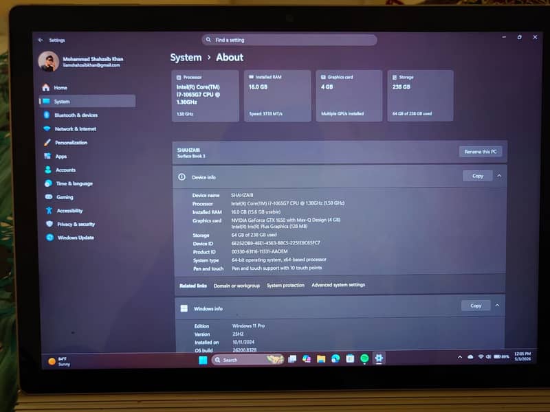 Microsoft Surface Book 3 8