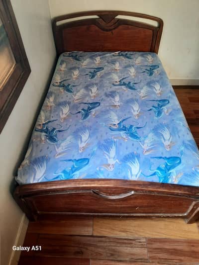 Bed with mattress only for 10,000rs