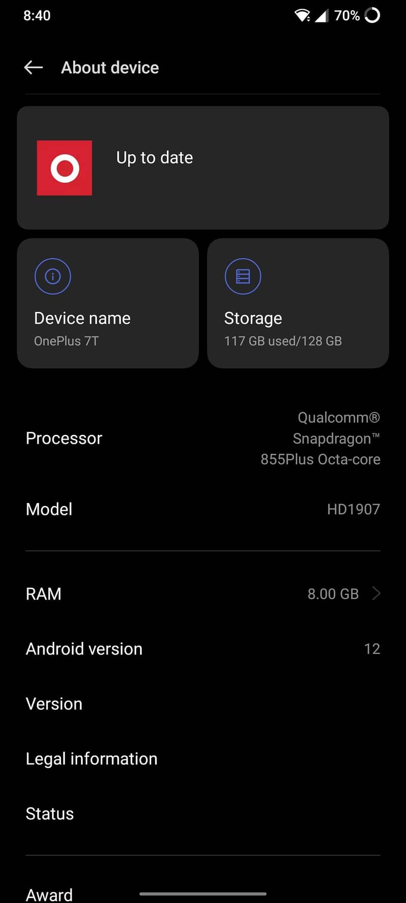 One Plus 7T 3