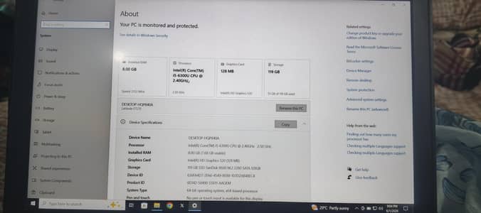 laptop core i5 6th gen