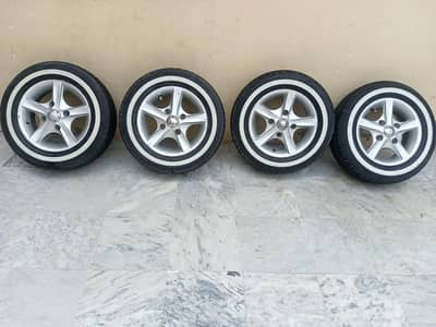 12 size alloy rim and tyre