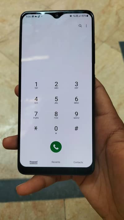 with display finger