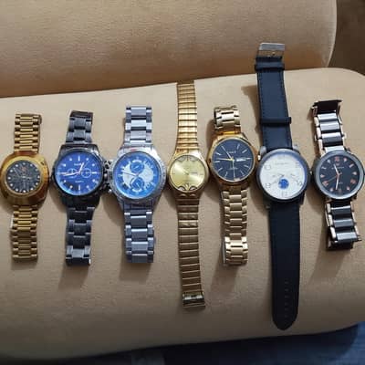 beautiful 7 watches for sale urgent