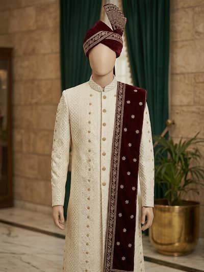 Full Package Groom Sherwani 10/10 Condition
