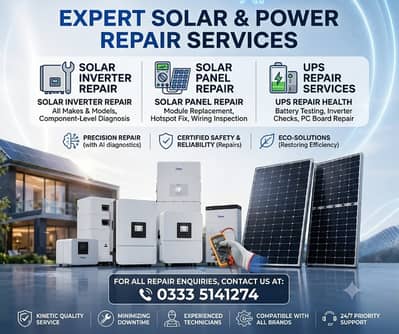 UPS Repair Services | Solar Inverter Repair | Solar Panel Repair