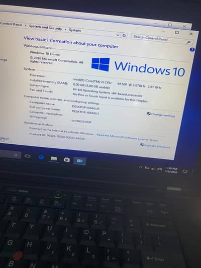 Lenovo Thinkpad i5 2nd Generation