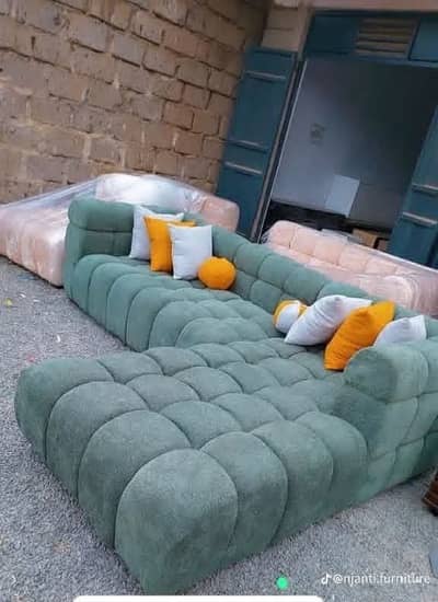 velvet sofa \ 5 seater sofa \ L shape Sofa \ Dewan for sale