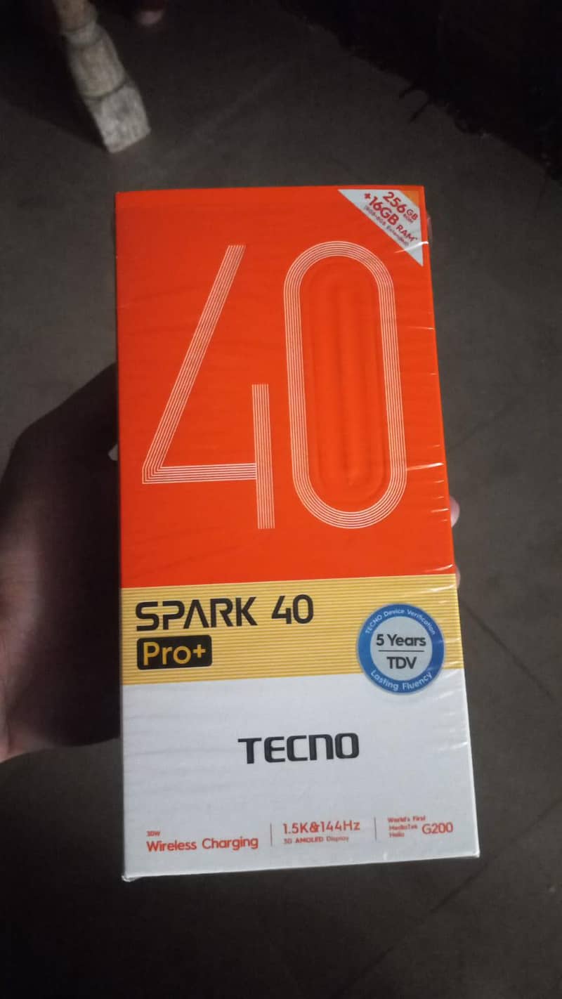Tecno spark 40pro plus 0