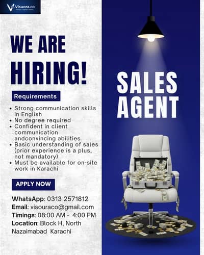 Customer Sales Representative Job – Morning Shift (8 AM to 4 PM)