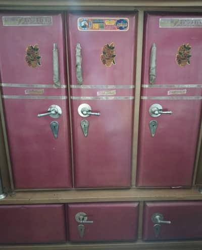safe almari iron sold 3 door