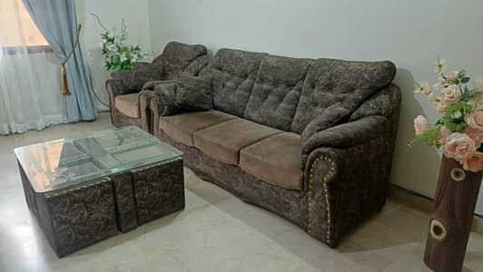 luxury sofa set with table & chairs complete furniture fro sale