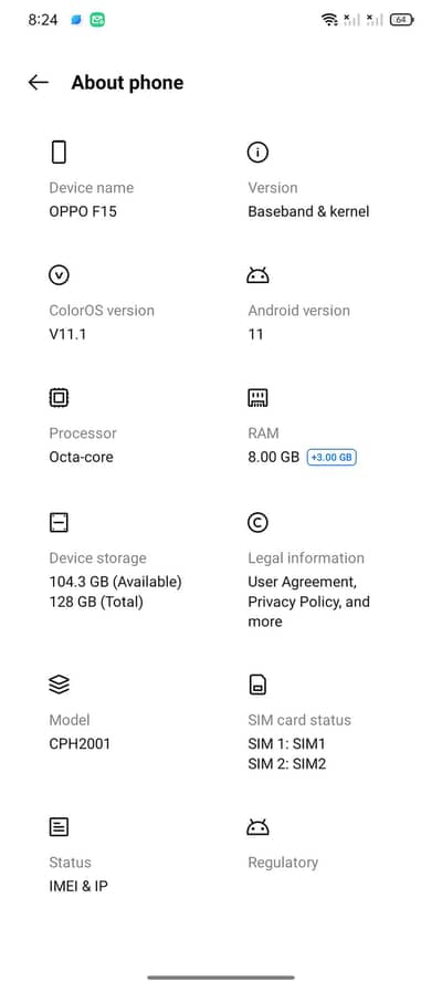 OPPO F15
