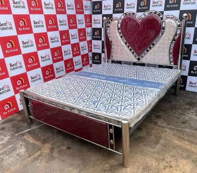 stainless steel bed