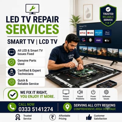 LED TV Repair Services | Smart TV Repair | LCD & LED TV Technician