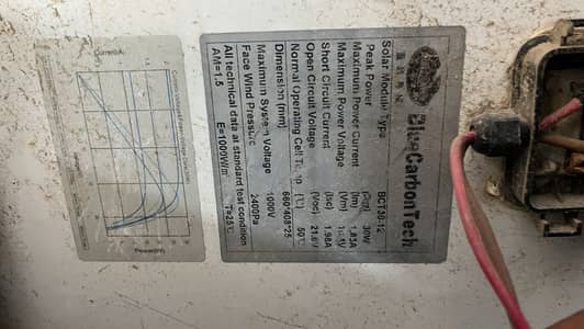 Small Solar panel for sale details attached in the pics