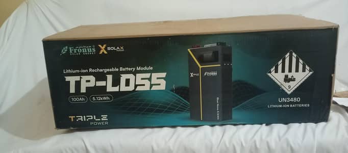 Fronus SOLAX 5.12kWh Lithium Battery 100Ah Solar Battery 8000 Cycles