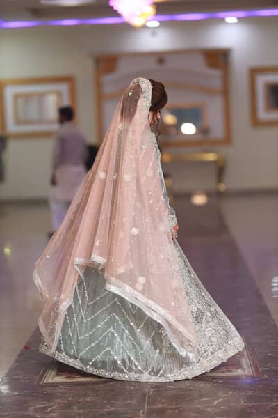 Beautiful heavy walima bridal dress