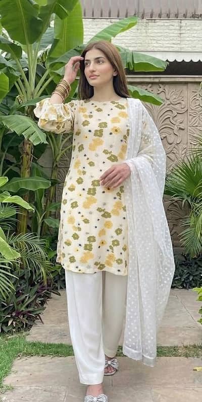 trending corset kurti 2pc