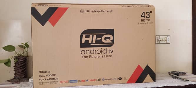 HI-Q 43 Inch Android LED TV – Full HD Smart TV | EdgeLess Design